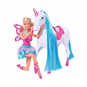 Кукла Штеффи с единорогом, 29 см. (Simba, 5737042)